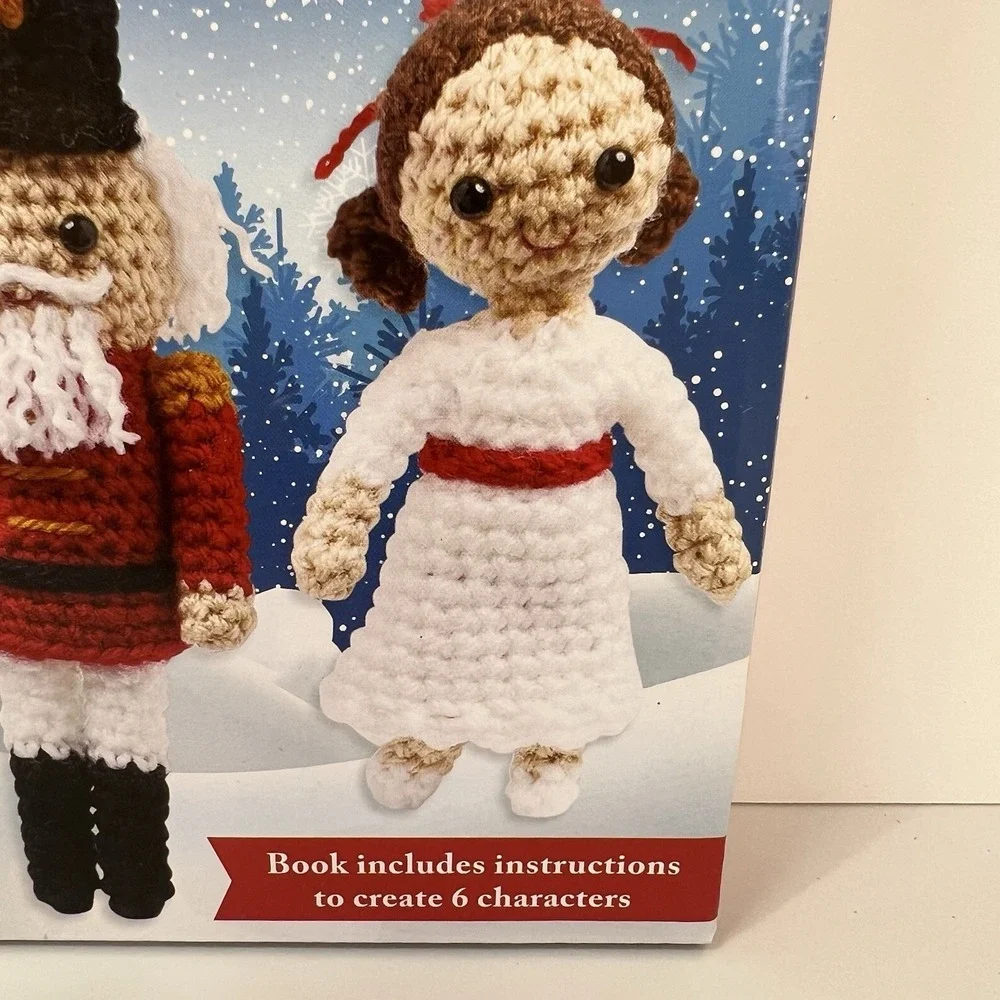 Thunder Bay Press Crochet Nutcracker Characters Kit Unisex OS Multi New DIY Set
